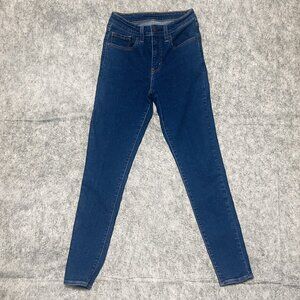 Levi's High Rise Skinny Women's Jeans W27 / L 30, Blue